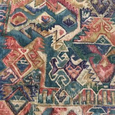 Vintage linen ikat for sale  PERSHORE