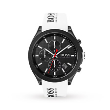 Usado, Relógio cronógrafo Hugo Boss HB1513718 masculino velocidade pulseira de silicone comprar usado  Enviando para Brazil