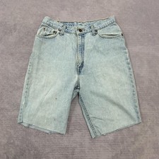 Shorts jeans Levi's bainha crua, shorts jeans cortado masculino 28 comprar usado  Enviando para Brazil