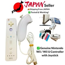 Controle Nintendo Wii U/Wii genuíno branco com joystick, usado comprar usado  Enviando para Brazil