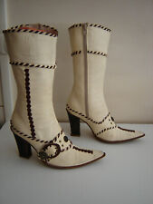 Bottes courtes blanc d'occasion  Neuilly-sur-Seine