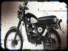 Metal sign motorbike for sale  UK