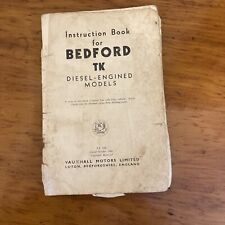 Instruction book bedford for sale  MONMOUTH