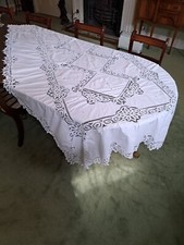 Large white lace for sale  SAFFRON WALDEN
