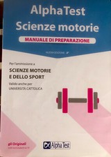 Alphatest scienze motorie usato  Ferentino