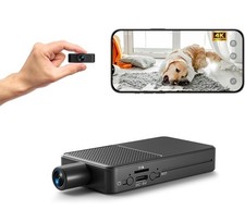 Câmera, câmera sem fio com duração da bateria de 8 horas, mini câmera de segurança 4K comprar usado  Enviando para Brazil