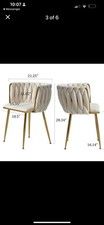Velvet dining chairs for sale  Sanger