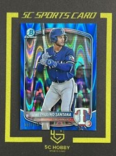 Usado, 2025 Bowman Chrome Blue Raywave Ref/150 Paulino Santana FCZZH comprar usado  Enviando para Brazil