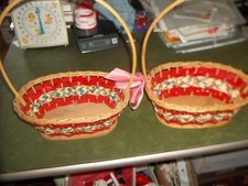 2 cestas de Páscoa vintage do início dos anos 60 comprar usado  Enviando para Brazil
