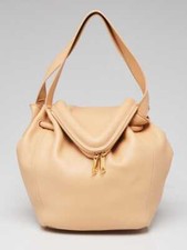 Bolsa Bottega Veneta bege lisa couro nappa aba bico, usado comprar usado  Enviando para Brazil