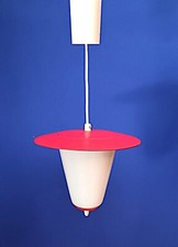 Hänge lampe rot gebraucht kaufen  Schauenburg