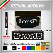 Adesivo stencil benelli usato  Caserta
