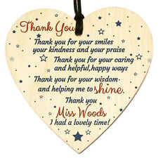 Personalised thank teacher for sale  TELFORD