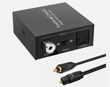 Convertidor de audio digital óptico a coaxial o coaxial a óptico bidireccional segunda mano  Embacar hacia Argentina