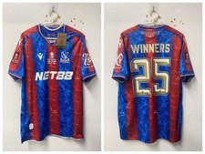 Usado, Camiseta Crystal Palace FC 25 Emirates FA Cup 1924-2024 edição de fãs Selhurst Park comprar usado  Enviando para Brazil