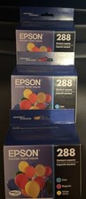 Usado, (3) Caixas de cartuchos de tinta genuínos Epson 288 ciano, magenta e amarela comprar usado  Enviando para Brazil