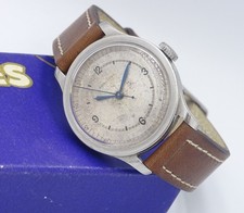 MUITO RARO MOSTRADOR SETORIAL LONGINES CALATRAVA AÇO INOXIDÁVEL COM CAIXA ANTIGA ORIGINAL comprar usado  Enviando para Brazil