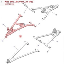 Polaris control arm for sale  Vancleave