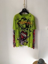 Camiseta CHRISTIAN AUDIGIER × ED HARDY - Y2K AOP manga longa comprar usado Camiseta CHRISTIAN AUDIGIER × ED HARDY - Y2K AOP manga longa comprar usado  Enviando para Brazil