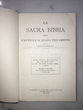 Sacra bibbia antico usato  Genova