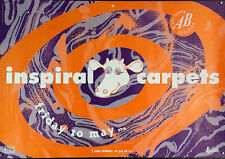 Pôster vintage original da turnê belga Inspiral Carpets (1990) comprar usado Pôster vintage original da turnê belga Inspiral Carpets (1990) comprar usado  Enviando para Brazil