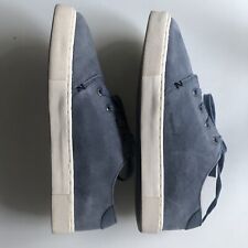 Sneaker nubukleder blau gebraucht kaufen  Bielefeld