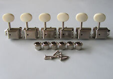 Níquel com botões de marfim Strat/Tele teclas de afinação de guitarra vintage sintonizadores de guitarra  comprar usado  Enviando para Brazil
