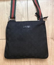 Black gucci messenger for sale  EDGWARE
