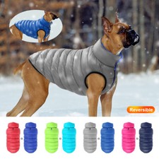 Abrigo acolchado reversible impermeable para perros pequeños a grandes Rottweiler  segunda mano  Embacar hacia Mexico