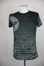 EMPORIO ARMANI MAGLIA UOMO TG. S MAN T-SHIRT VINTAGE CASUAL COTONE COTTON LOGO, usado comprar usado  Enviando para Brazil