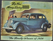 1936 dodge catalog for sale  Olympia