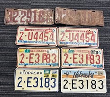 Old nebraska license for sale  Lincoln