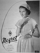 Publicité presse 1954 d'occasion  Longueil-Sainte-Marie