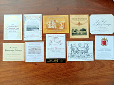 Lot étiquettes vin d'occasion  Angoulême
