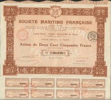 Société maritime française d'occasion  Paris-