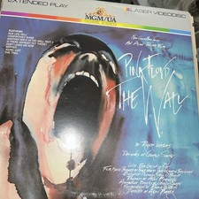 Vintage 1982 Pink Floyd The Wall Laserdisc Stereo Extended Play MGM/UA Home Vide comprar usado  Enviando para Brazil