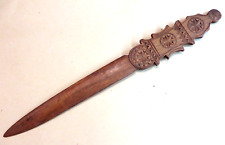 Antico tagliacarte legno usato  Albenga