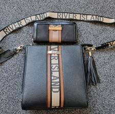 river island black bag for sale  ELLESMERE
