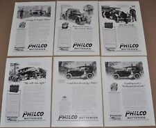 1922-24 PHILCO anúncios de bateria x6, baterias de automóveis, não há mais mão cra comprar usado  Enviando para Brazil