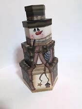 Stacking nesting snowman for sale  Nora Springs