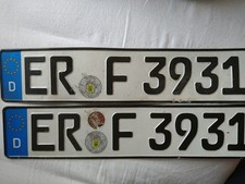 Kfz kennzeichen 2x gebraucht kaufen  Nürnberg