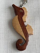 Vintage wooden keyring for sale  LIVERPOOL