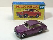 MATCHBOX LESNEY SUPERFAST 67A VOLKSWAGEN 1600TL ROXO METÁLICO CLARO com CAIXA comprar usado  Enviando para Brazil