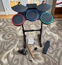 Sony PS3 Guitar Hero World Tour KIT DE BATERIA Completo (Prato, Dongle, Pedal) Testado, usado comprar usado  Enviando para Brazil