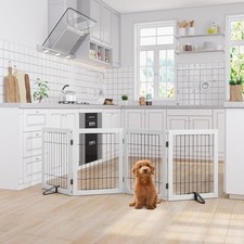 Freestanding dog gates for sale  SALFORD