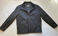 Jaqueta Masculina BOM Calvin Klein Forrada com Zíper Completo Grande Preta comprar usado Jaqueta Masculina BOM Calvin Klein Forrada com Zíper Completo Grande Preta comprar usado  Enviando para Brazil