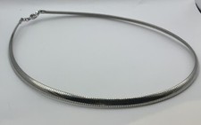 Milor - Colar de corrente vintage italiano 950 prata texturizada Omega Link  comprar usado  Enviando para Brazil