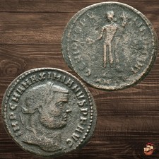 Usado, Moeda romana tardia Antoninianus - Maximianus GENIO POPVLI ROMANI 1º reinado @f400 comprar usado  Enviando para Brazil