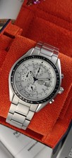 Usado, Casio Edifice EF-503DW cronógrafo mostrador branco – homenagem "velocidade", 40mm, funciona comprar usado  Enviando para Brazil