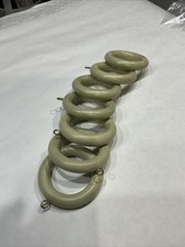 Anéis de cortina verde pálido com olho dourado serve para varas de 1 e 3/8 polegadas conjunto de 7 comprar usado  Enviando para Brazil